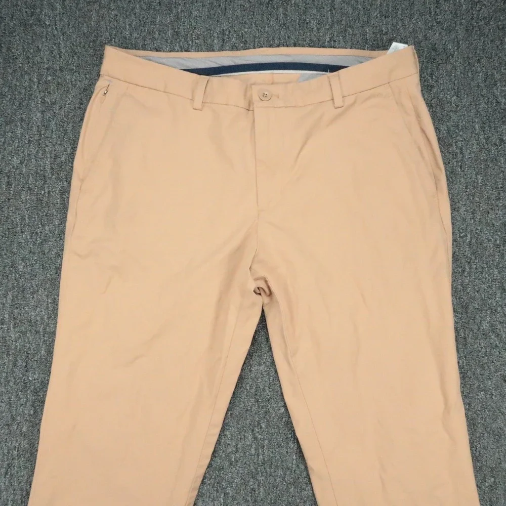 Vineyard Vines Pants Mens 36x30 Khaki On The Go Chino Stretch Zip Pocket OTG